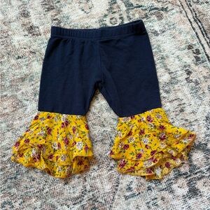 Baby bell bottom pants, Bailey’s Blossom pants, 6-9 months, baby girl pants